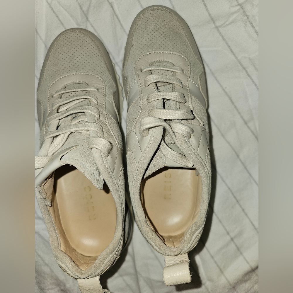 Beige Athletic Sneakers